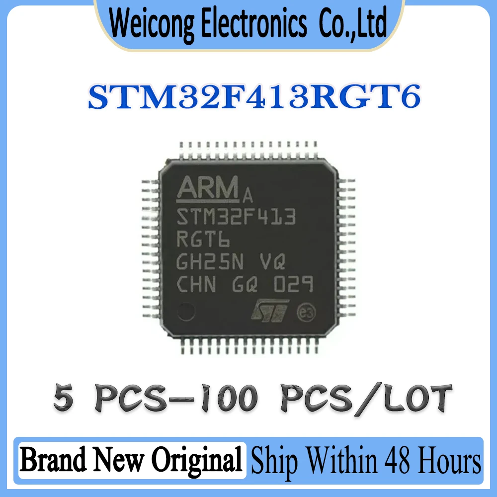 STM32F413 STM32F413RGT6 STM32F413RGT STM32F413RG STM32F413R STM32F STM32 STM New Original IC MCU Chip LQFP-64