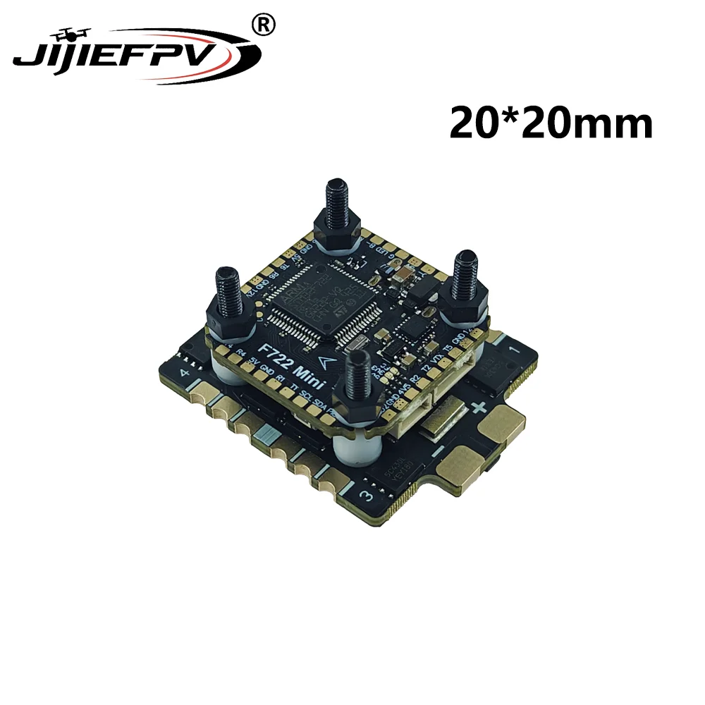 JiJieFPV F7MINI Flying Tower V2 Flight Controller 70A Mini ESC 20*20mm Cross-Cutting Drone F72