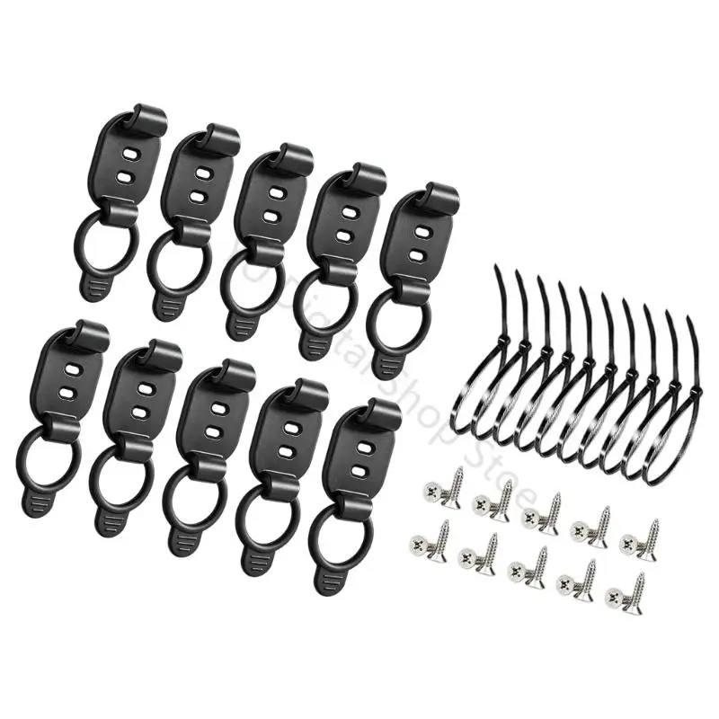 96BA 1 Set Ladekabel-Organizer-Halter mit Stretchband für die Kontrolle über den Schreibtisch – Detail 8
