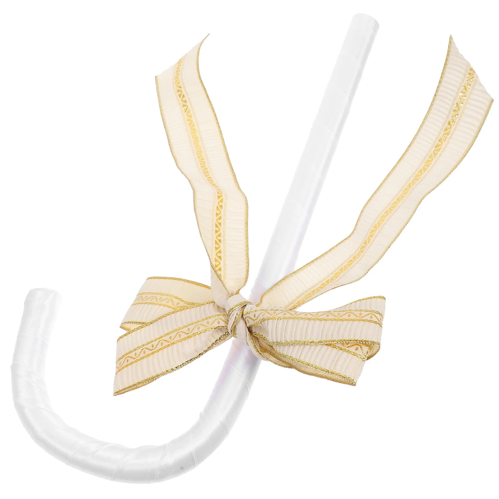 

Bow Crutches Decorative Cane Unique Design Dress up Plastic Valentine Party Supplies Cosplay Props Toys