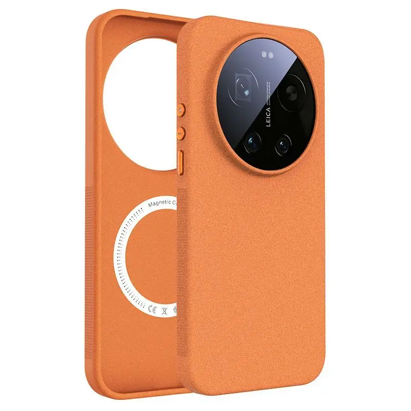 

For Xiaomi 17 Ultra Case Luxury Frosted Magnetic skin-friendly Back Cover For Xiaomi MI 17 Ultra Wireless Charging Shell Funda