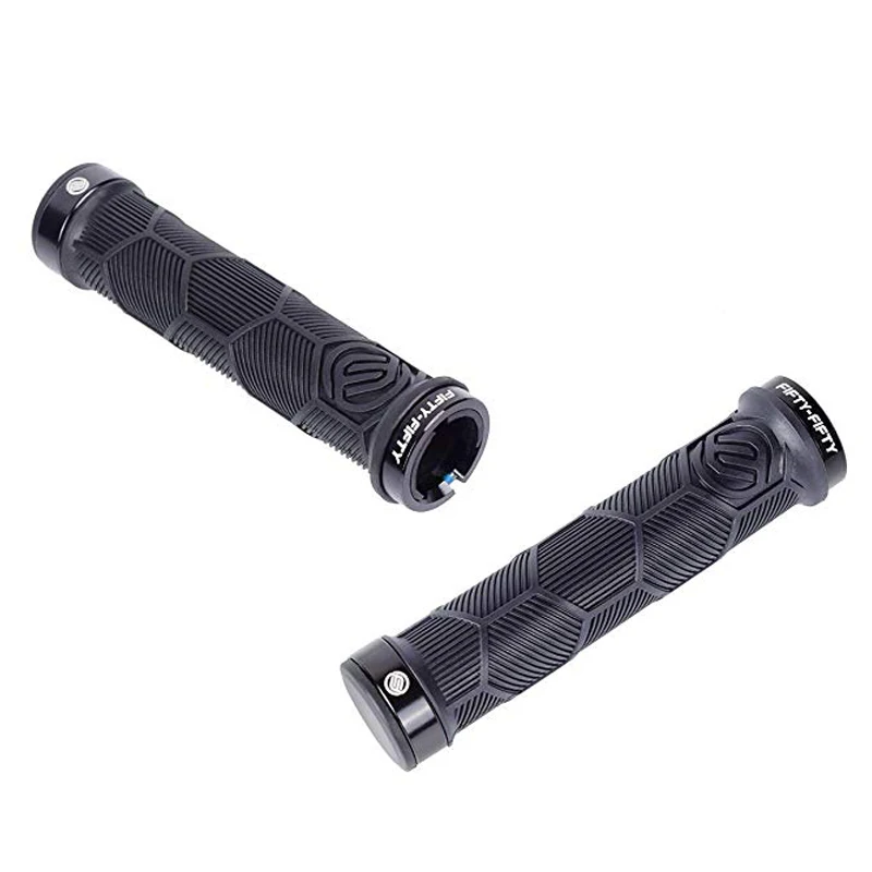 FIFTY-FIFTY BMX MTB Bicycle Grips Anti-Skid Rubber XC DH AM Bike Handlebar Grips Mountain Bike Handle Bar Grip Enduro