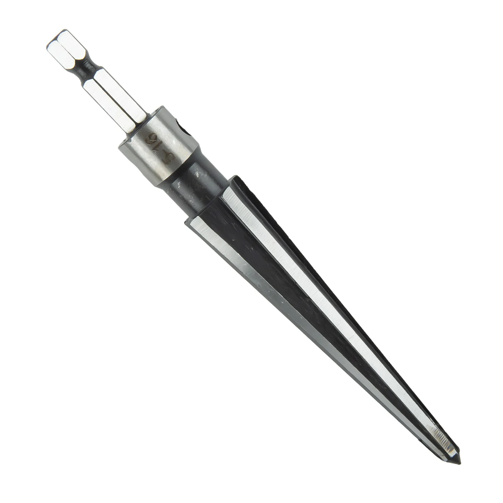 Alesatore conico manuale Utensile da taglio Alesatura Manico a T Falegname Falegname Punta da trapano 5-16mm 6 smussatura scanalata
