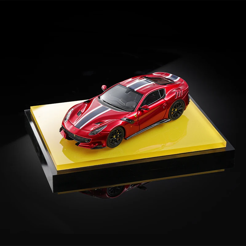 1:64 Scale F12 TDF Simulation Resin Car Model Static Display Collectible Toy Gift Souvenir Decoration