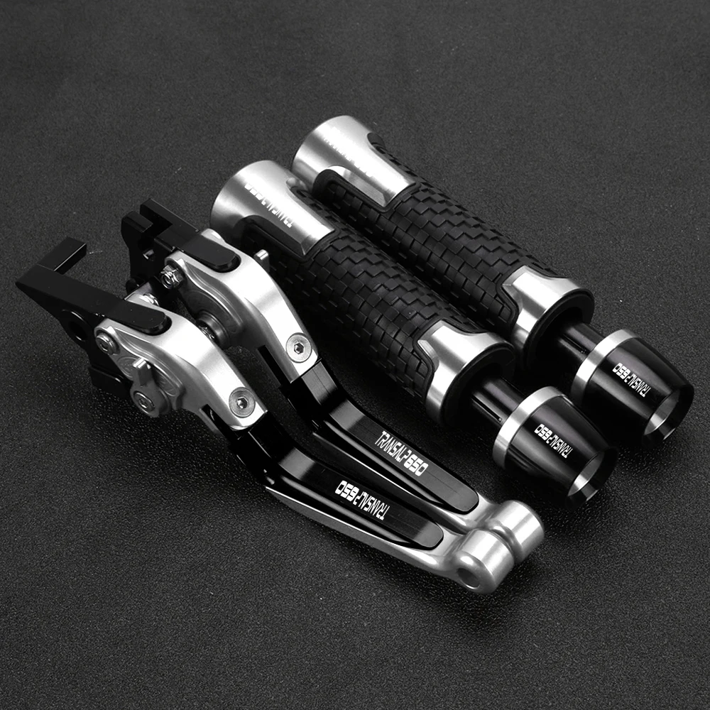 Motorcycle Accessories Brake Clutch Levers Handlebar Grips For HONDA TRANSALP650 XL650 TRANSALP 650 2001-2004 2005 2006 2007