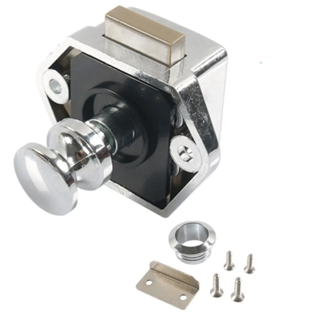 

Замок ящика, ручка, кнопочный замок, замок без ключа для автомобиля на колесах, лодки, корабля, черный сплав, замок для ящика, автомобильные аксессуары