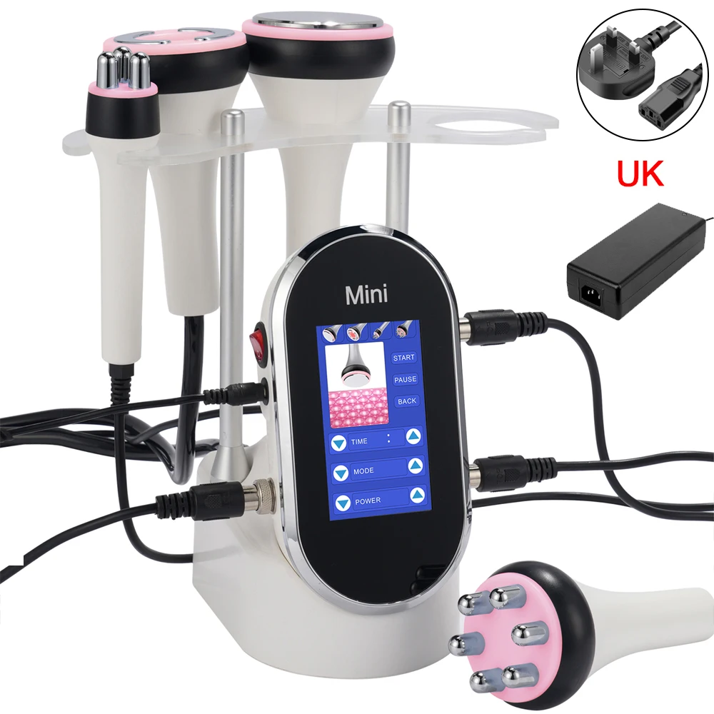 4 in 1 Gezichtsverzorging 40K Cavitatie Lipo Afslanken Ultrasone Liposuctie Cavitatie Machine Huidverstrakking Lifting Apparaat
