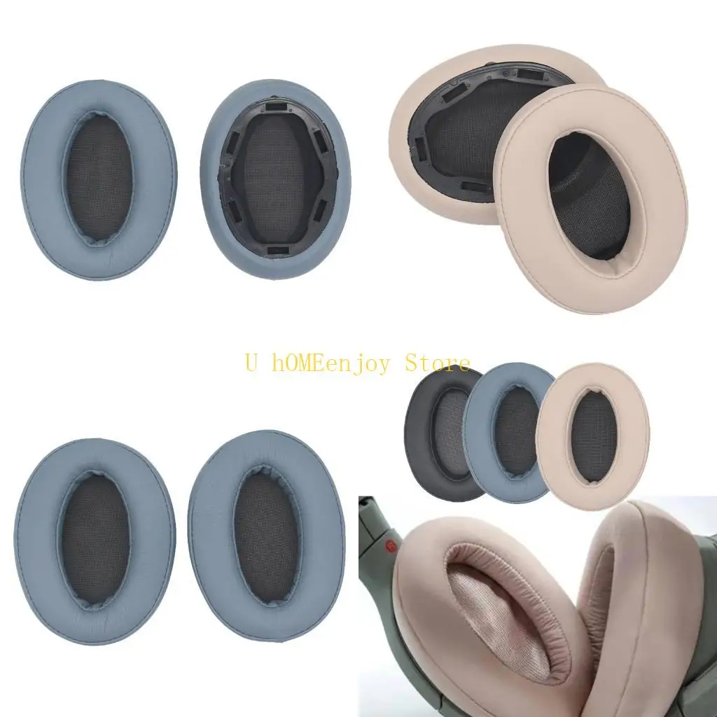 

B0KF Белковая кожа Кожаные амбушюры Подушечки для наушников WH-H910N