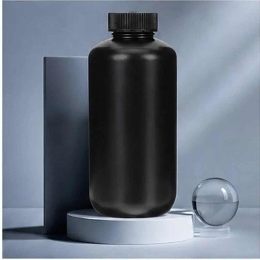 Plastic Reagent Bottle Black Pe Laboratory Chemical Storage Container 500Ml Sealed Anti-Leakage Reagent Sample Container for Lab