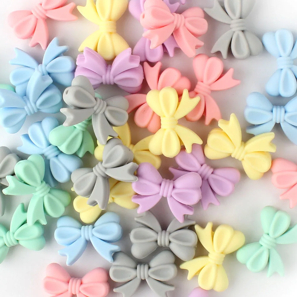 5/10Pcs Silicone Beads Cute Daisy Mouse Shape Focal Beads for DIY Jewelry Making Necklace Keychain Beaded Pen Decor Accessories