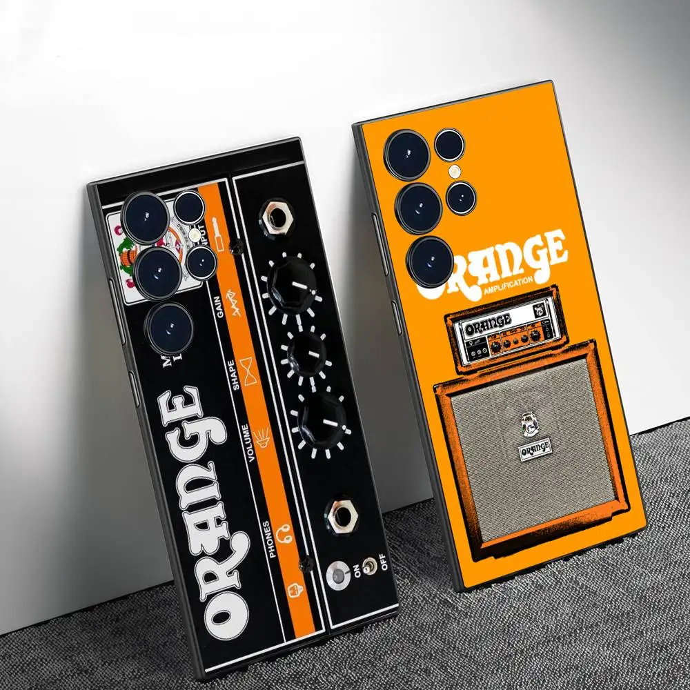 

Orange Guitar Amp Phone Case Phone Case For Samsung Galaxy S25 S24 S22 S23 Ultra S21 S20 Plus Frosted Full Soft Case
