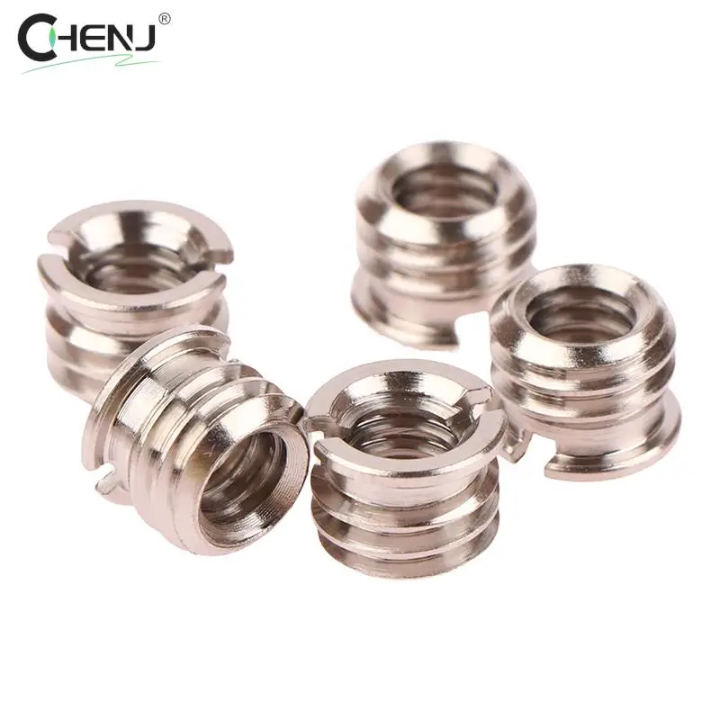 5Pcs Camera Screw Nut 1/4 To 3/8 Inch Convert Screws Standard Adapter Screw Quick Release Screw Tripod Mount Adapter Screw