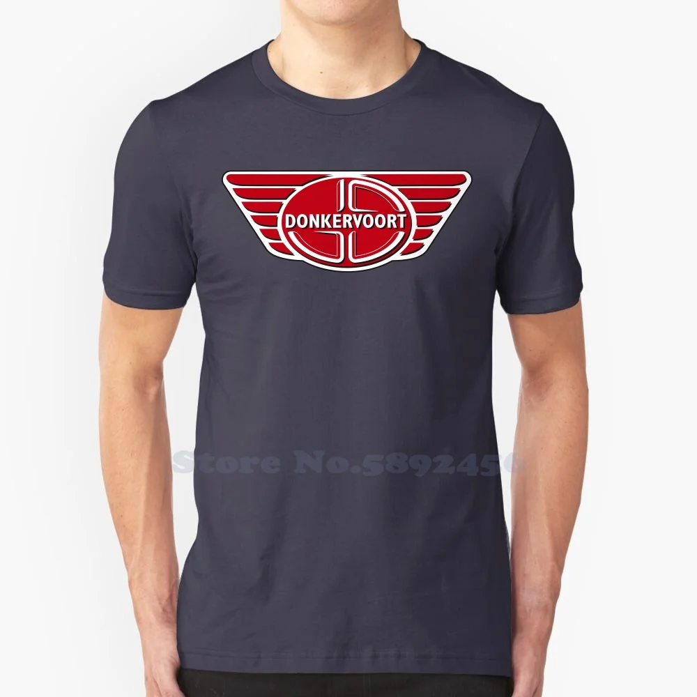 Donkervoort Logo High-quality T Shirts Fashion T-shirt New 100% Cotton Large Size Tee