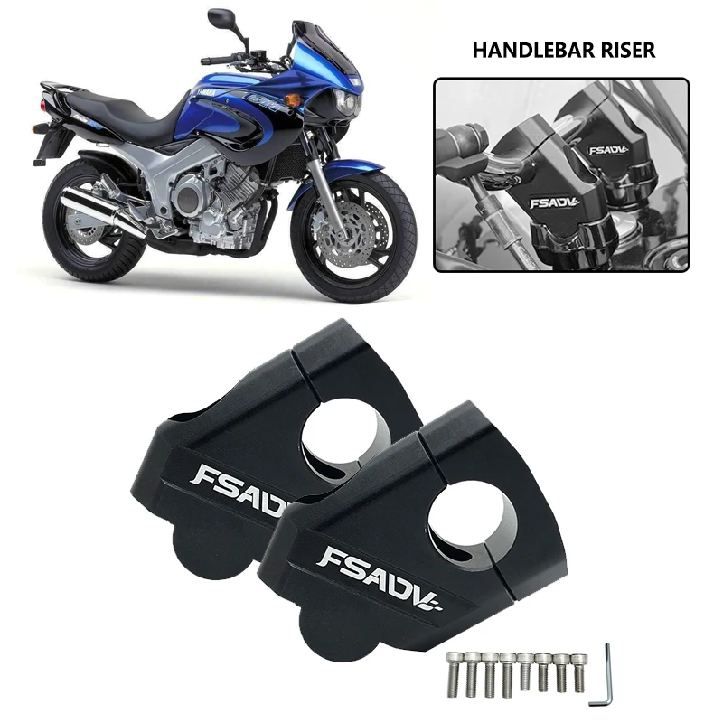 حامل مقود للدراجات النارية ، مشبك مقبض ، محول تمديد مرتفع ، ياماها TDM850 ، TDM من من من من يماها ، من من من ياناها ، من من من ياناها ، من من ياناها