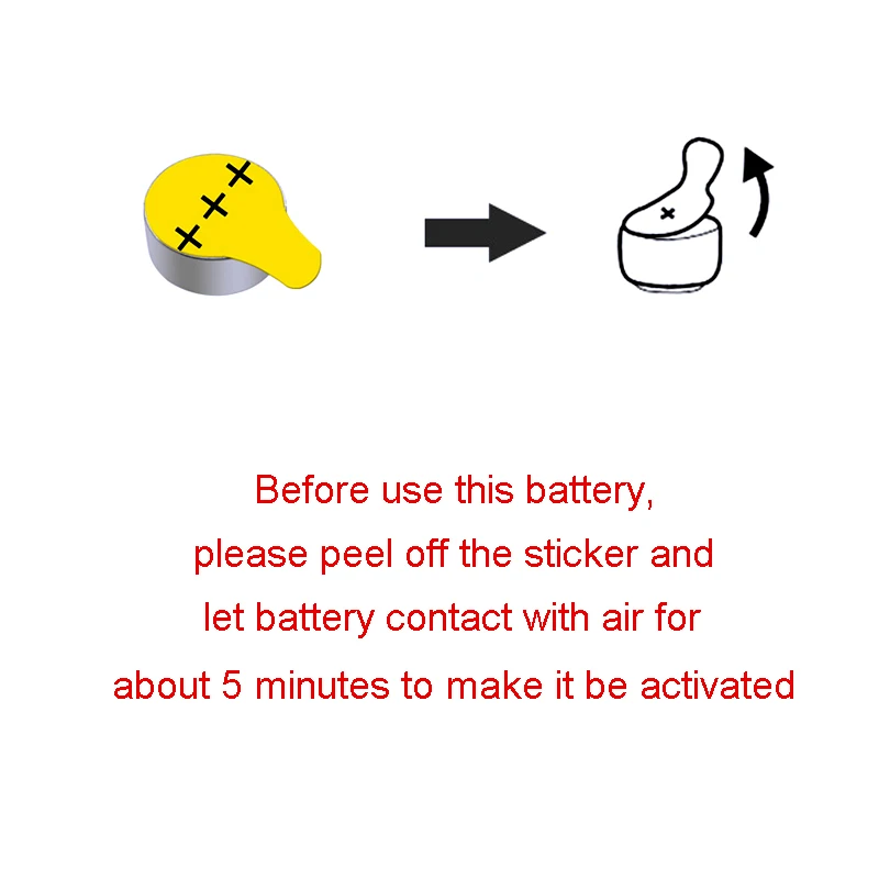 Hearing Aid Batteries 10 A10 10A P10 PR70 Rayovac Extra Zinc Air Cell Button Battery 1.45V for Hearing Aids Amplifiers