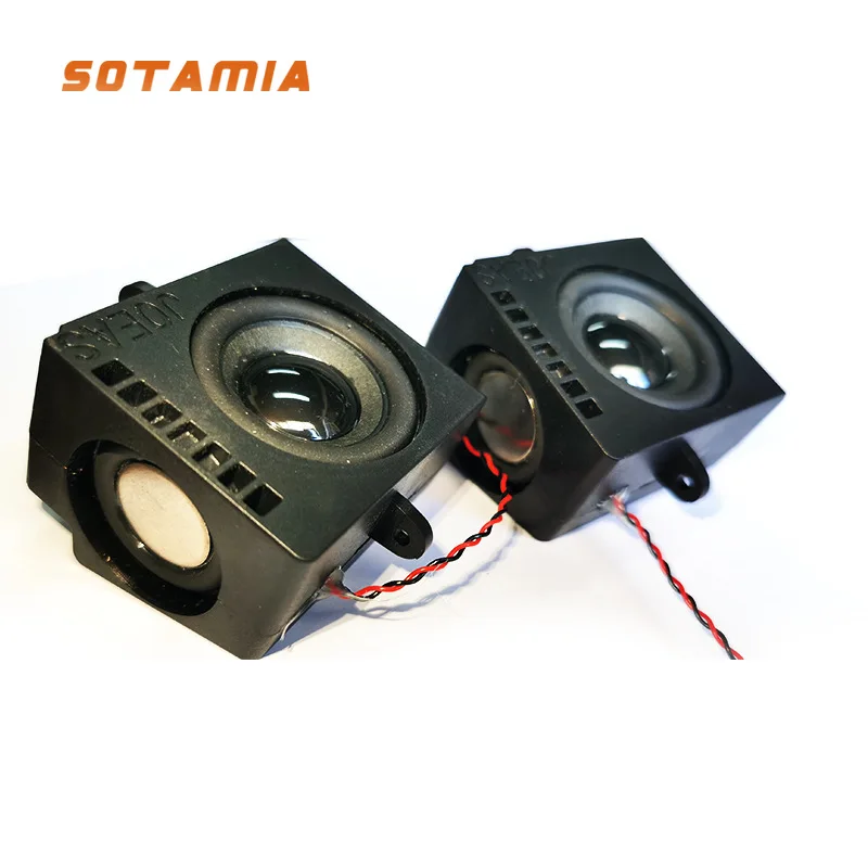 

SOTAMIA 2 шт., полнодиапазонный динамик специальной формы, 4 Ом, 5 Вт, громкоговоритель для умного дома, звуковая система домашнего кинотеатра