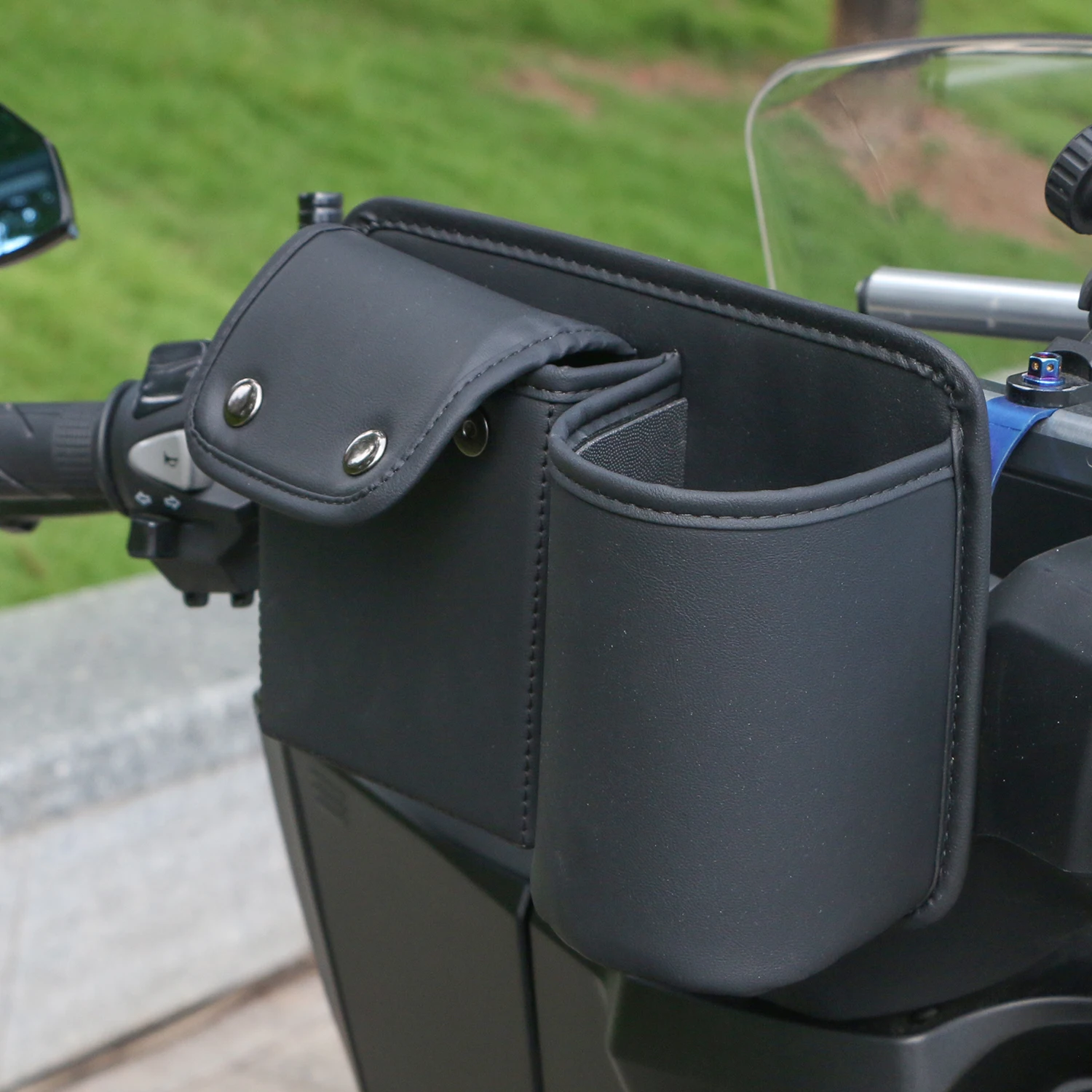 Universal waterproof Motorcycle Bag Mobile Phone Water Cup Holder Storage for Yamaha Xmax Nmax Tmax Honda Forza Vespa Piaggio