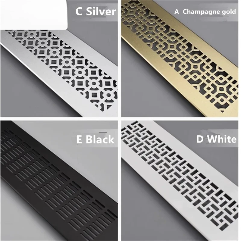Premium Wide Square Rectangle Aluminum Air Vent Ventilator Grille Cover Conditioner Closet Shoe Cabinet