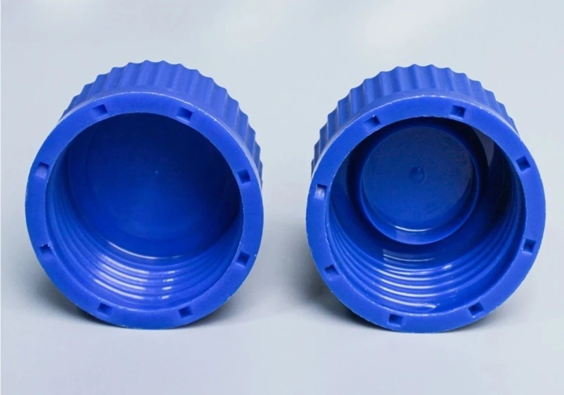 GL45 Thread Bottle Cap PBT PP Material High Temperature Acid Alkali Resistant Sealing Cover for Reagent Bottle