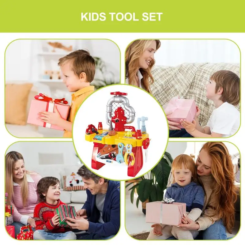 Kids Tool Set Toy Funny Tool Set Toy For Pretend Play And Education Tool Bench Toy Safe And Durable Construction Toys