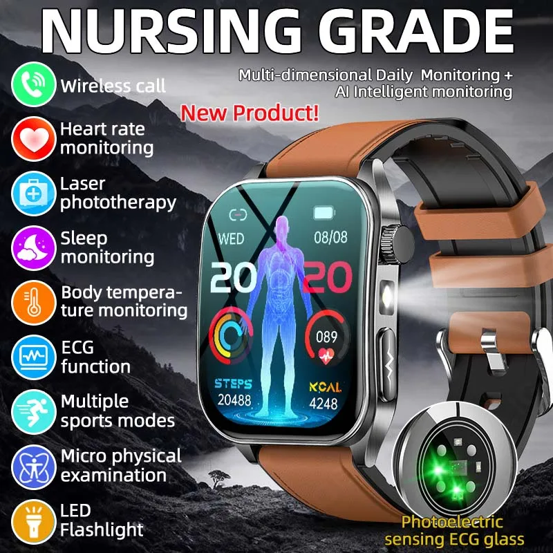 

LIGE 2026, умные часы, диаззор здоровья, ЭКГ, кровяное давление, липид, мочевая кислота, лазерный анализ сердца, Bluetooth, умные часы для звонков, женские