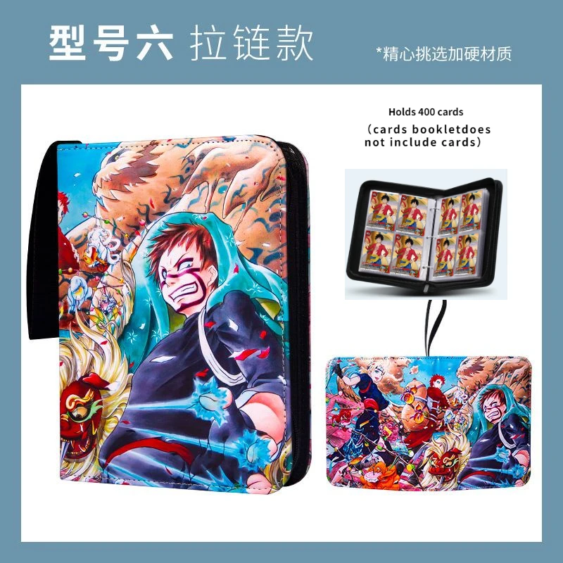 400-900Pcs Naruto Anime Game Collection Card Book Anime Peripheral Card Storage Bag Album Xmas Gifts High-Capacity Boy Girl Toys