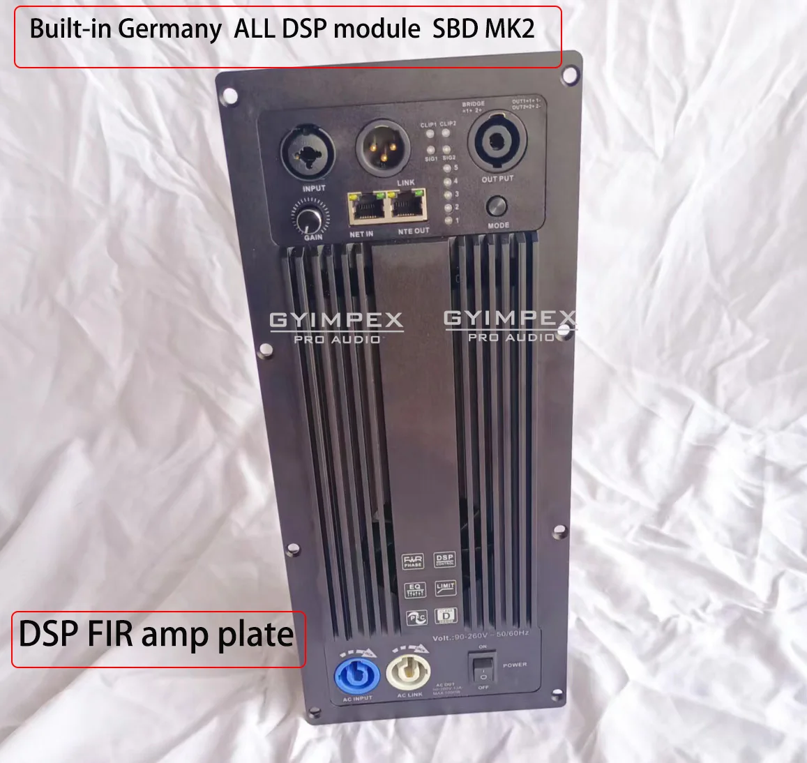 DSP31FIR Portable dsp fir Audio Class D 800w+300watts Power Amplifier Module For Speaker Stage Ktv Club Hotel