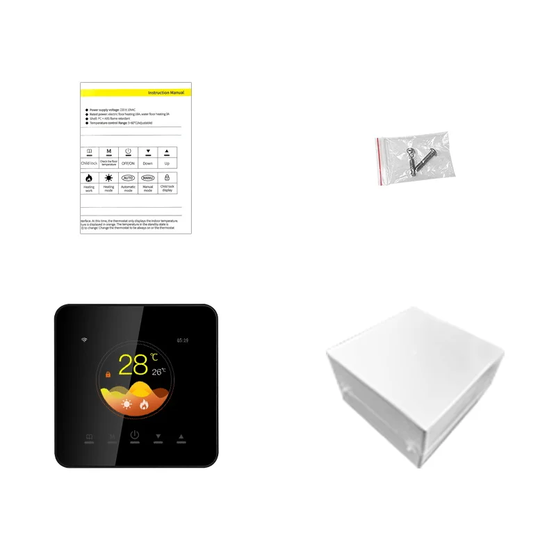 Smart Life WiFi Thermostat Home Electric 230v Water Heating  Boiler Flexible Control PC Hotel Floor Heating Systems for Room