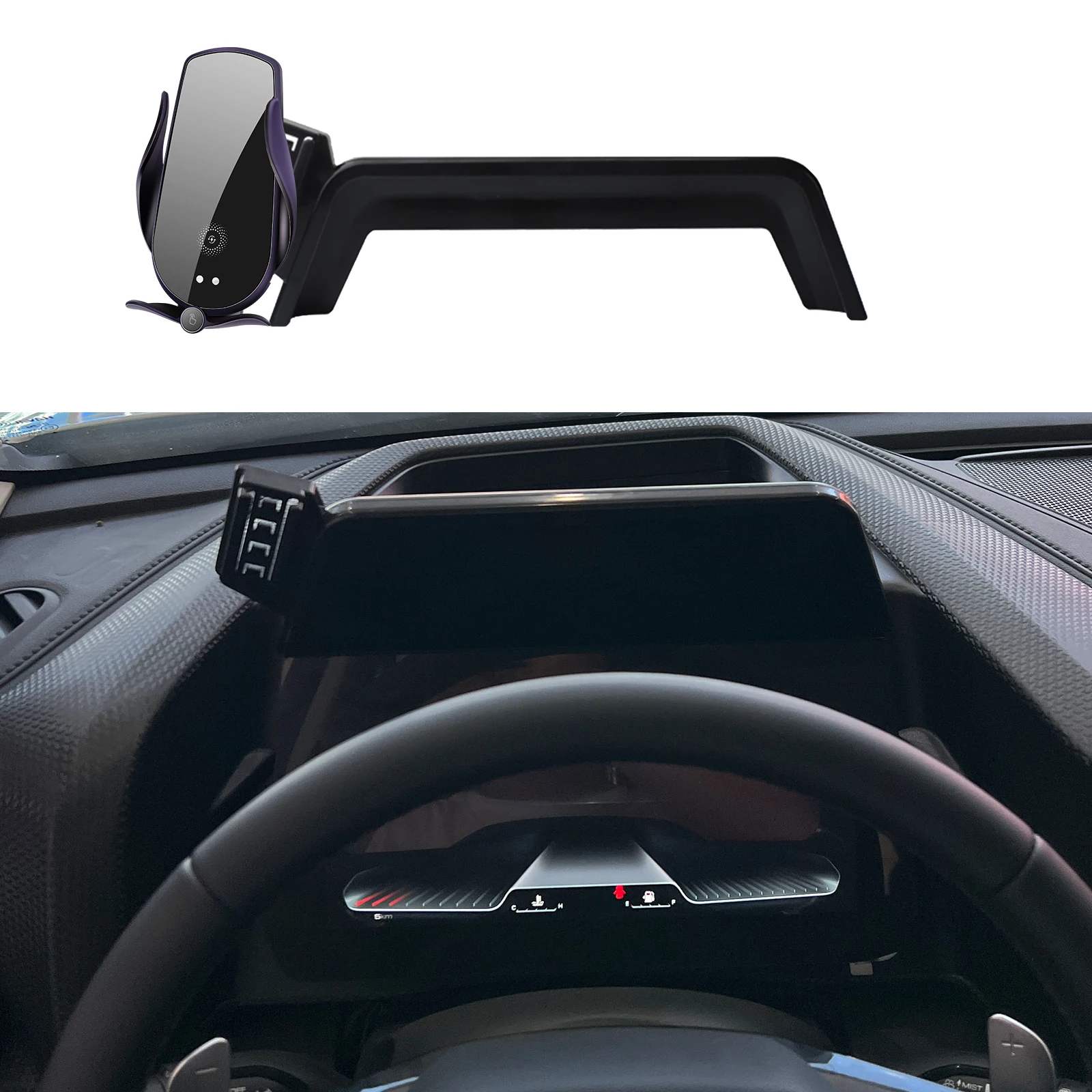

for Haval Drago 20222023 2024 10.25inch Phone Holder Screen Fixed Navigation Bracket Base Wireless Charging Accessories