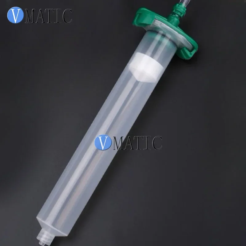 Free Shipping 5 sets EFD 55cc/ml Syringe Barrel Valve Robot Adapter With Syringe & Dispensing Needle Tip