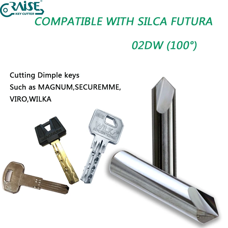 

ILCO SILCA FUTURA Key Machine Cutter 02D for Dimple Key Locksmith Tools Aftermarket