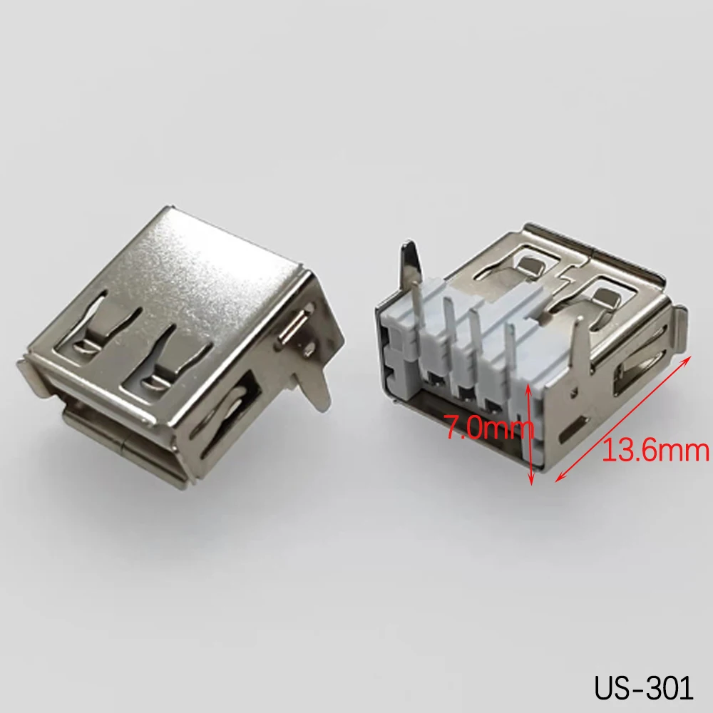 5PCS USB 2,0 Weibliche USB Buchse Stecker 4P USB 2,0 4 Pin Weibliche USB 2,0 Transfers Jack für Laptop Notebook Computer USB Typ A/B – Detail 15