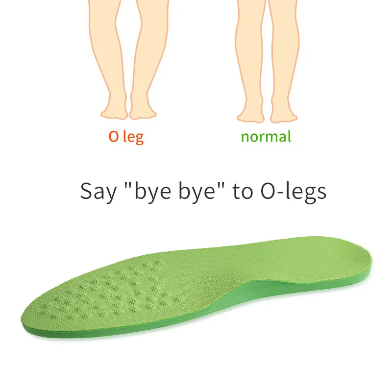 O/X Leg Backward Rotation Insole Bow leg Orthopedic Insole Male Female Correction Backward Rotation Side Heel Wedge Insole