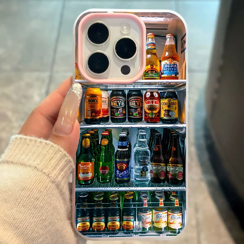 Für iPhone 17 15 16 14 Pro Max Hülle Plus Lustige Soda-Muster Abdeckung Für iPhone 13 11 12 ProMax XS XR XS 8 Plus Bonbonfarbene Hüllen – Detail 2
