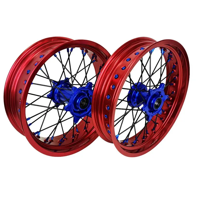 Hot-selling Hot Style Fit for KT M EXC Husberg 2008-2024 Front 17*3.0 Rear 17*5.0 Wheel Set Motorcycle Pit Bike Supermoto Wheels