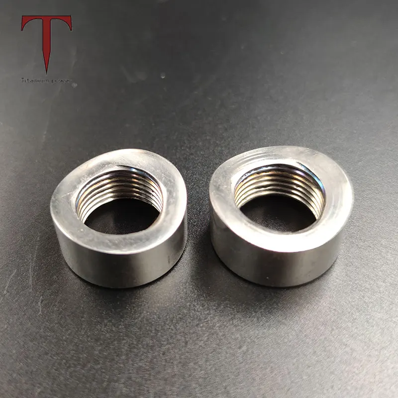 High Performance Titanium/Stainless Steel 304 Exhaust Pipe O2 Sensor Weld Bung for Automotive Exhaust System