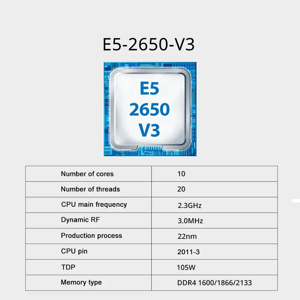 طقم اللوحة الأم للألعاب SOYO X99 C612 مع وحدة المعالجة المركزية E5 2650 V3 وDDR4 16G * 1 2133MHz ذاكرة NVME PCIE3.0 SATA3.0 TPM2.0 واجهة
