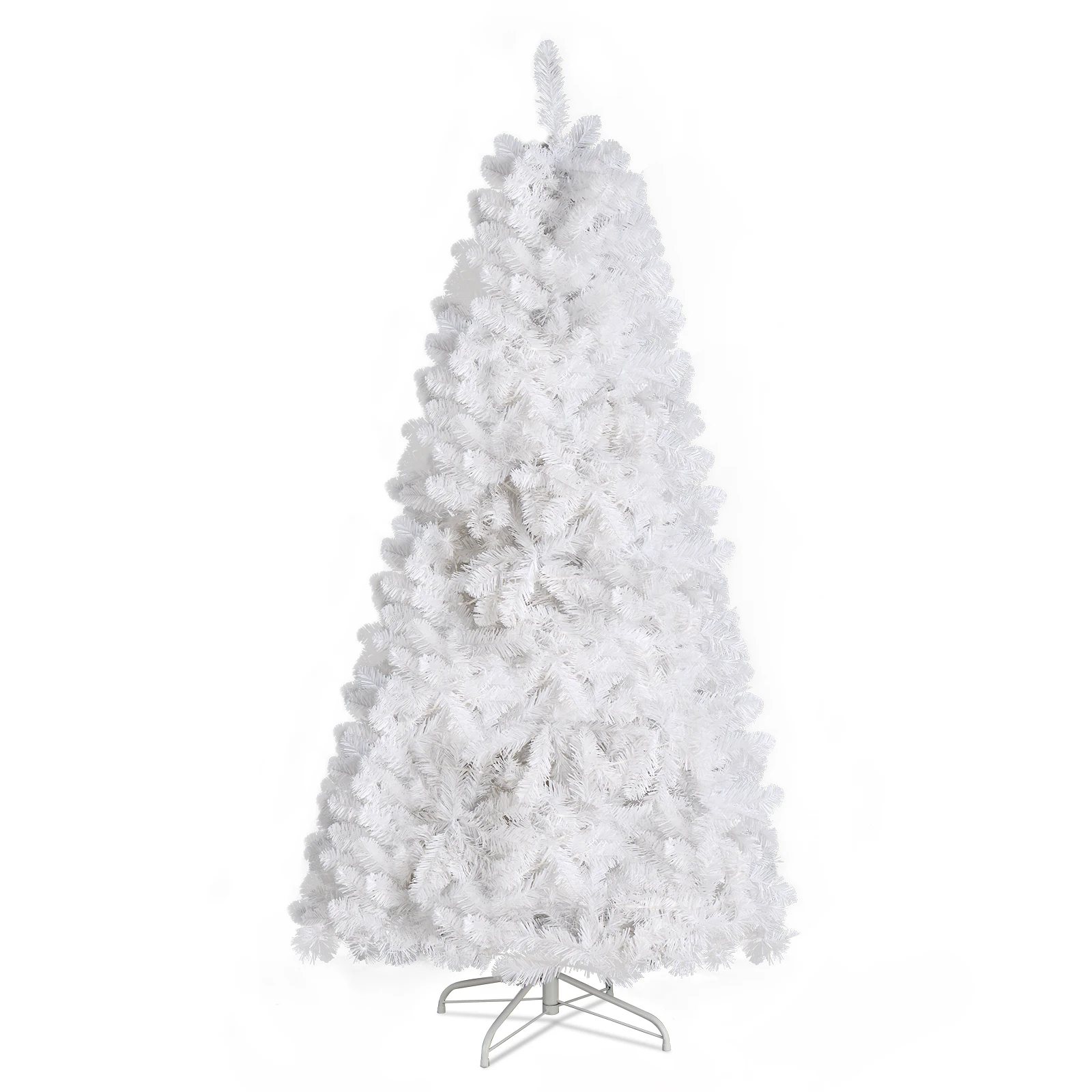 6ft 845 Branches Hanging Tree Structure PVC Material White Round Head 300 Lights Cool Color 8 Modes With Remote Control Christma