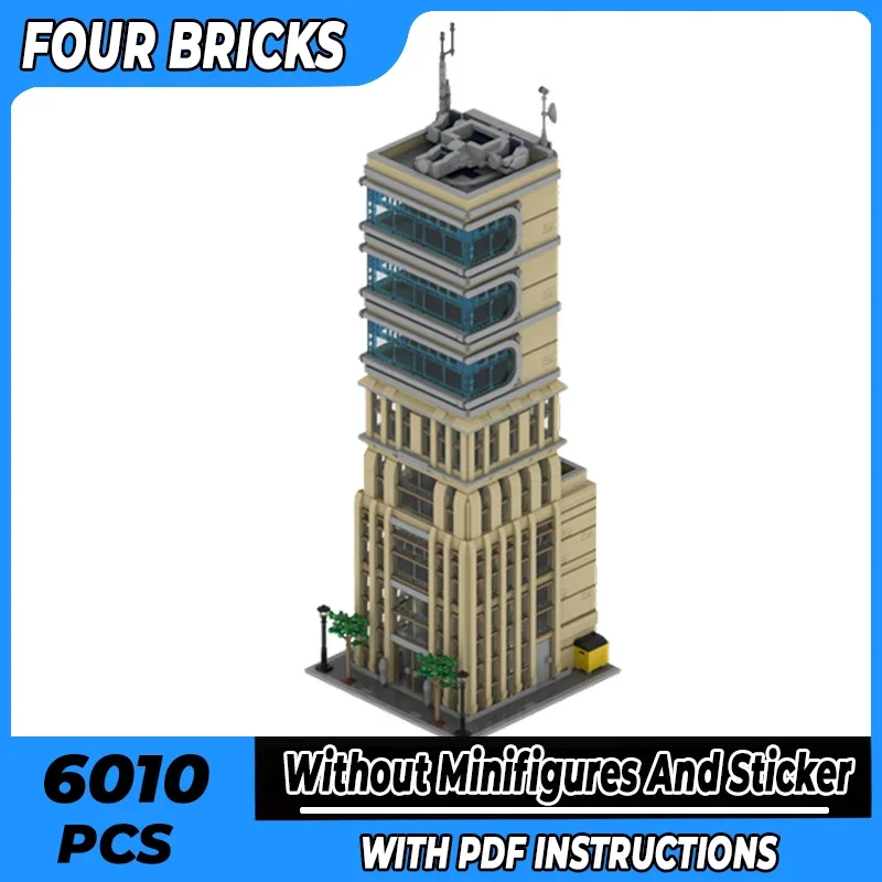 

Герой Фильм Модель Moc Building Bricks Современный номер. 4 модульных блока с технологией небоскре, подарки, рождественские игрушки, наборы «сделай сам», сборка