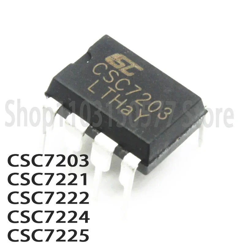 1piece CSC7203 7222 7224 7225 7221 Inline DIP-8 Power Management Chip I