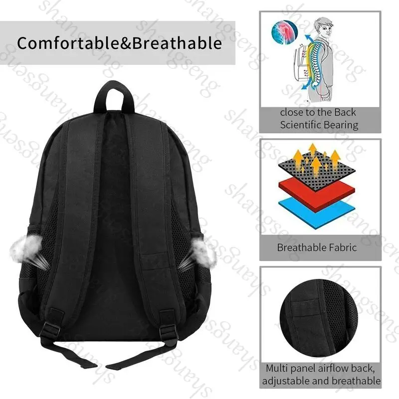 Initial Flower Backpack School Geschikt voor studentenvakantie en reisrugzak laptop USB-rugzak