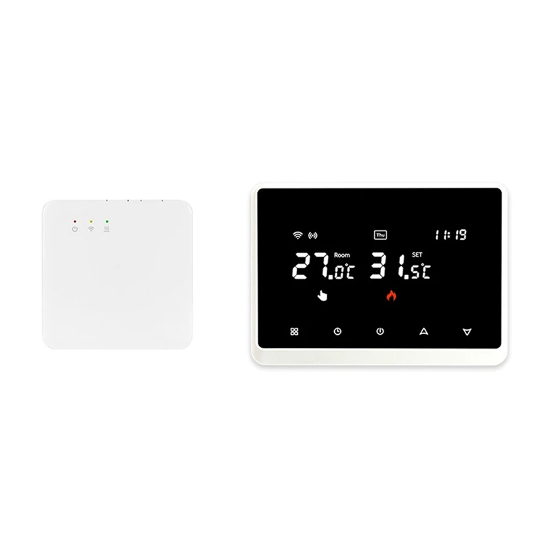 

24-часовая доставка, умный Wi-Fi термостат, Tuya RF беспроводной контроллер температуры для газового котла, отопления воды, работает с Alexa Hom