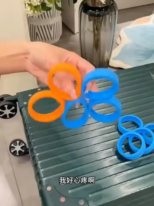 24 Fundas Protectoras de Silicona para Ruedas de Equipaje, Coloridas, Gruesas, Reducen el Ruido
