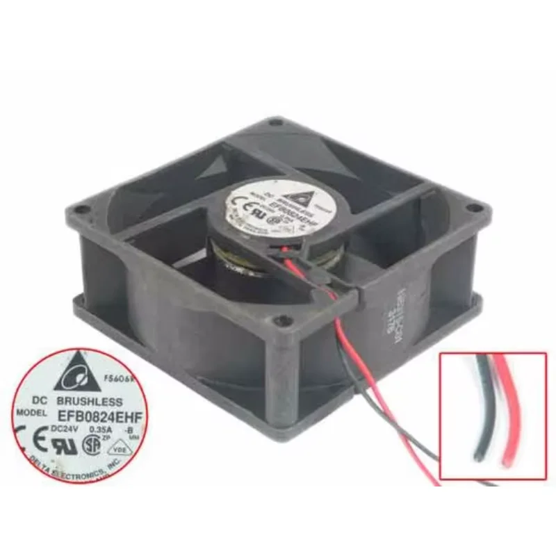 

Delta Electronics EFB0824EHF B DC 24 В 0,35 А 80x80x32 мм Охлаждающий вентилятор для сервера