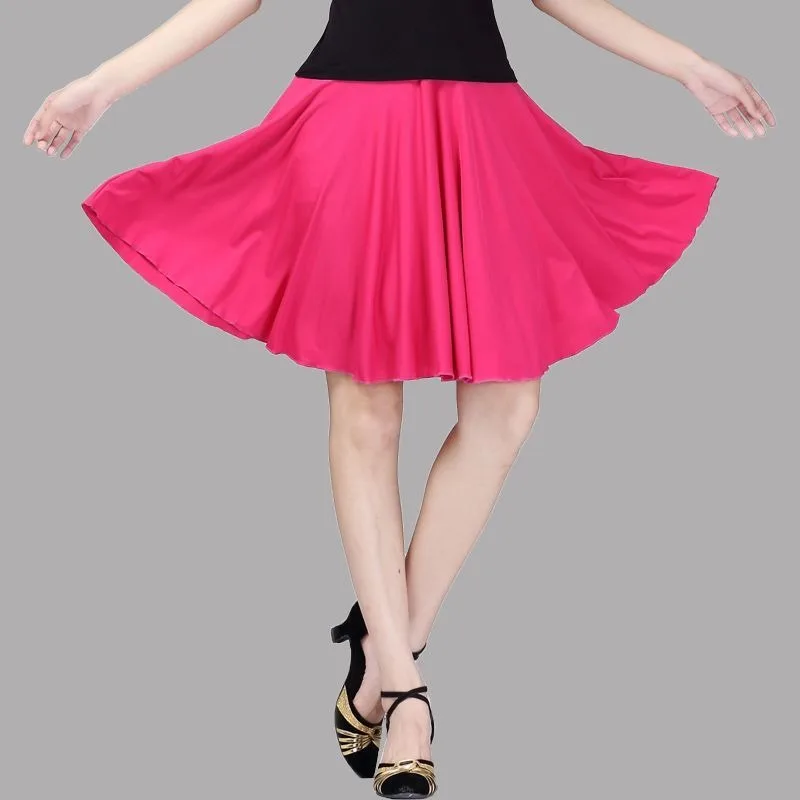 Ladies Fashion Slim Simplicity Solid Color Summer New Stylev Korean Version Skirt Sports Running Trend High Waist A-line Skirt