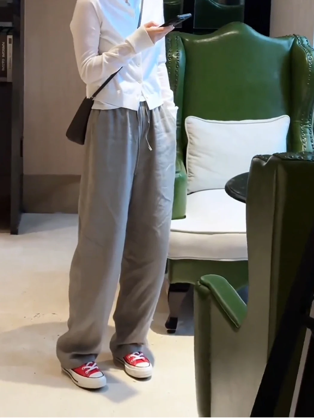 Light Grey Linen Men's Summer Thin Breathable Straight Leg Pants Lazy Style Cool Feeling Sakamoto Pants Casual Loose Fit High...