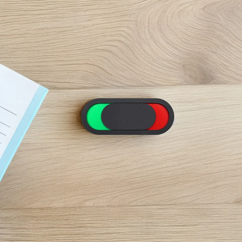 6Pcs Heavy Duty Acrylic Vacant Occupied Slide Sign Bright Color Contrast Privacy Indicator for Office Door Meeting Room Washroom