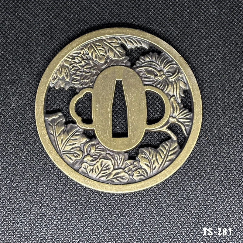 سبيكة جيدة تسوبا، الطيور والزهور موضوع السيف الحرس، الخيزران المناسب، لكاتانا واكيزاشي اليابانية استخدام الملحقات