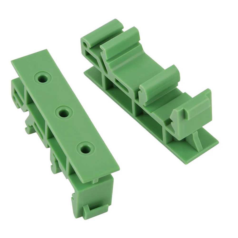 PCB DIN Rail Adapter, 10sets 35mm PCB DIN C45 Rail Adapter Circuit Board Mounting Bracket Stand Carrier