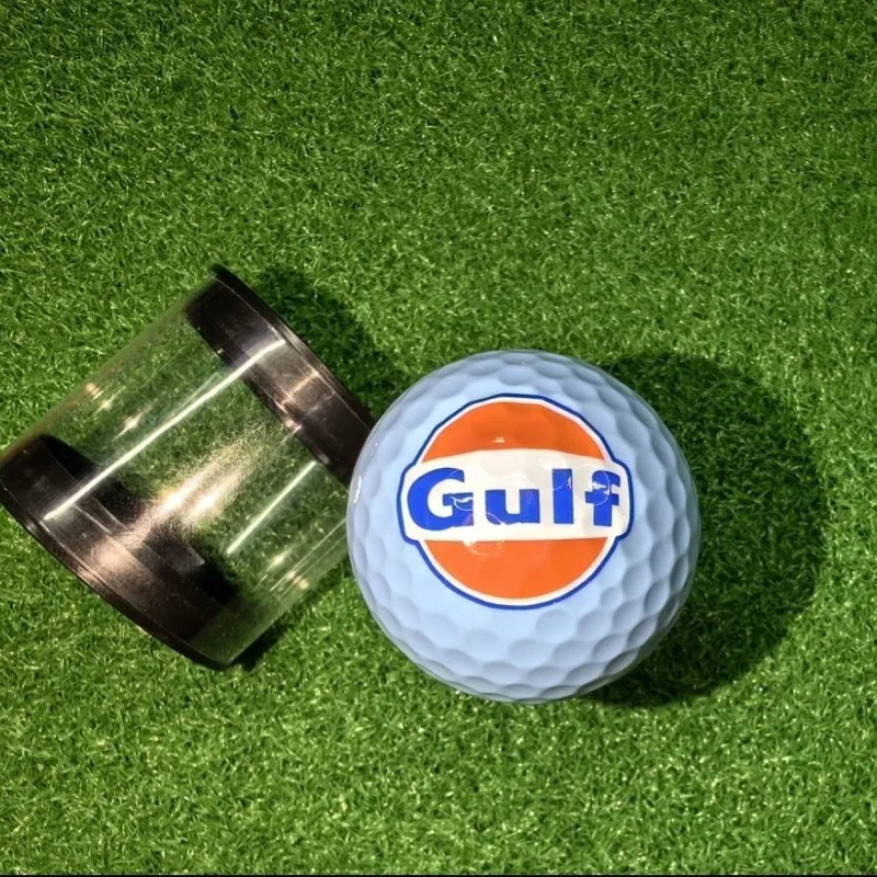 

Мячи для гольфа Gulf, двухслойные, эластичные, разноцветные, для тренировок на открытом воздухе, премиум-подарки для любителей спорта.